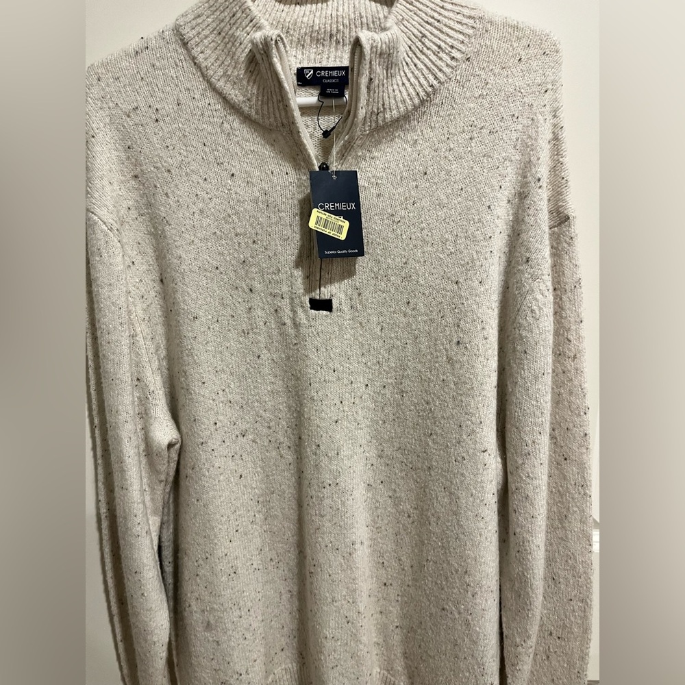 Cremieux quarter zip long sleeve